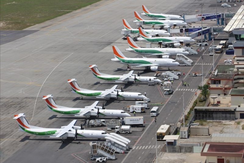 Flotte von Air Côte d'Ivoire (Foto: Air Côte d'Ivoire).