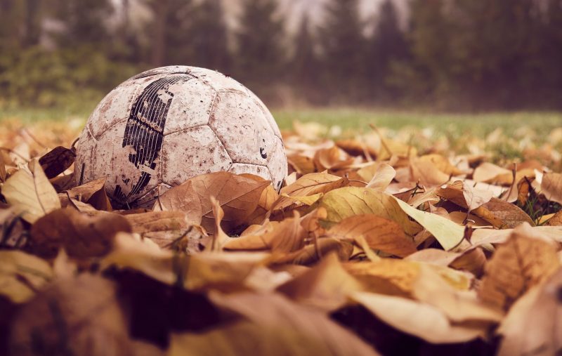 Fußball im Laub (Foto: Pixabay/danielkirsch).