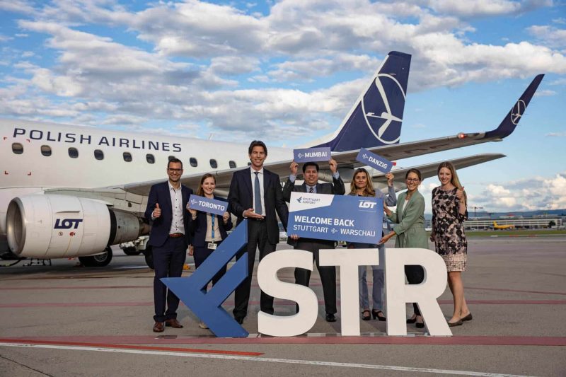 LOT Polish Airlines ist zurück feiert Comeback in STR (Foto: Flughafen Stuttgart).