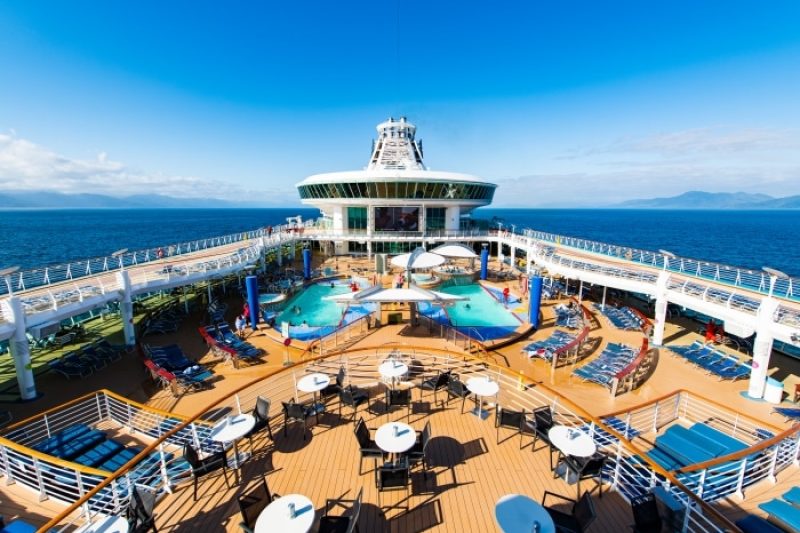 Pool deck of the Explorer of the Seas (Photo: Royal Caribbean).