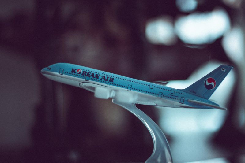 Model airplane in Korean Air Livery (Photo: Pixabay).