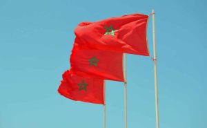 Flagge von Marokko (Foto: Unsplash/Tigmi Moiz).