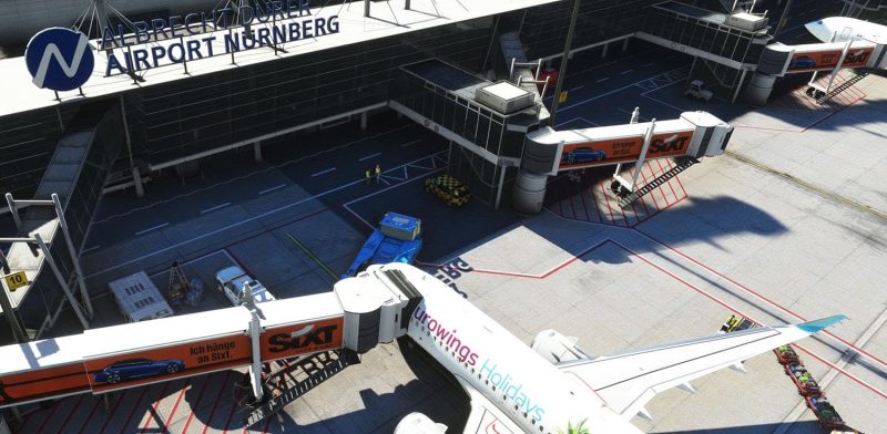 Zwei Jahre nach der Ankündigung werden die Entwickler die Szenerie am 5. Juli 2022 beim Digital Festival am Flughafen vorstellen (Foto: Airport Nürnberg).