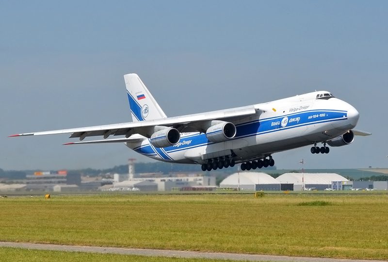 In Austria, too, Volga-Dnepr repeatedly fulfills freight orders with the Antonov An-124 (Photo: M. David)